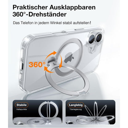 TORRAS 360° Ostand Spin iPhone 16 Plus Hülle Magsafe
