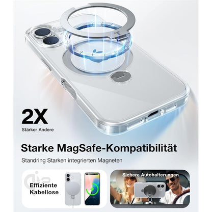 TORRAS 360° Ostand Spin iPhone 16 Plus Hülle Magsafe