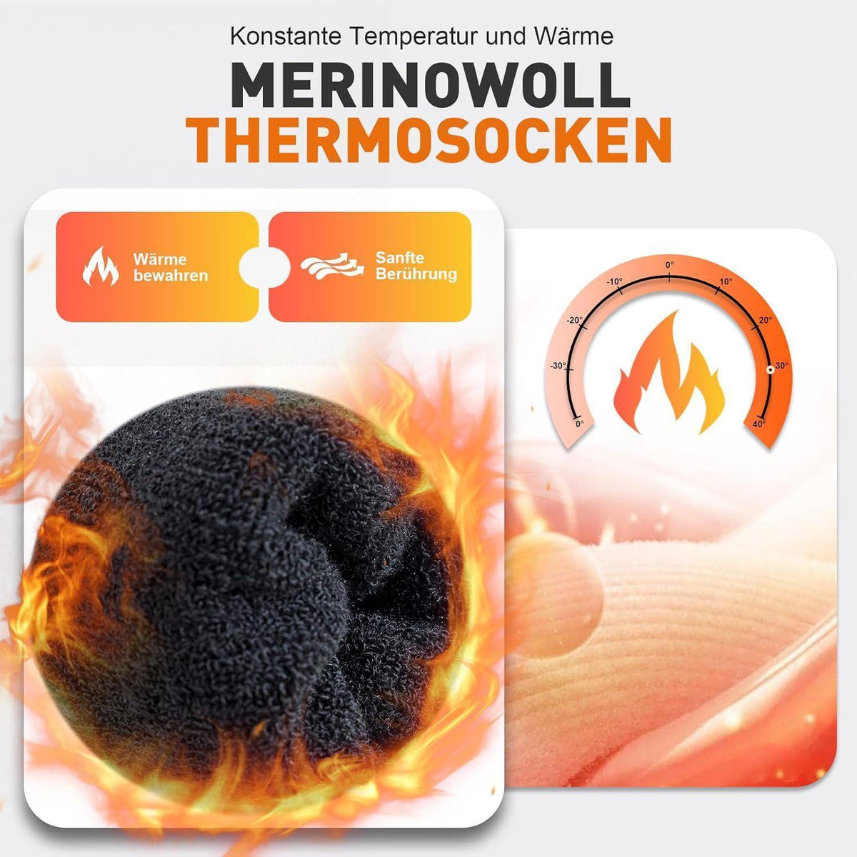 Merino Wandersocken 3er-Pack – Warm & Atmungsaktiv für Herren & Damen