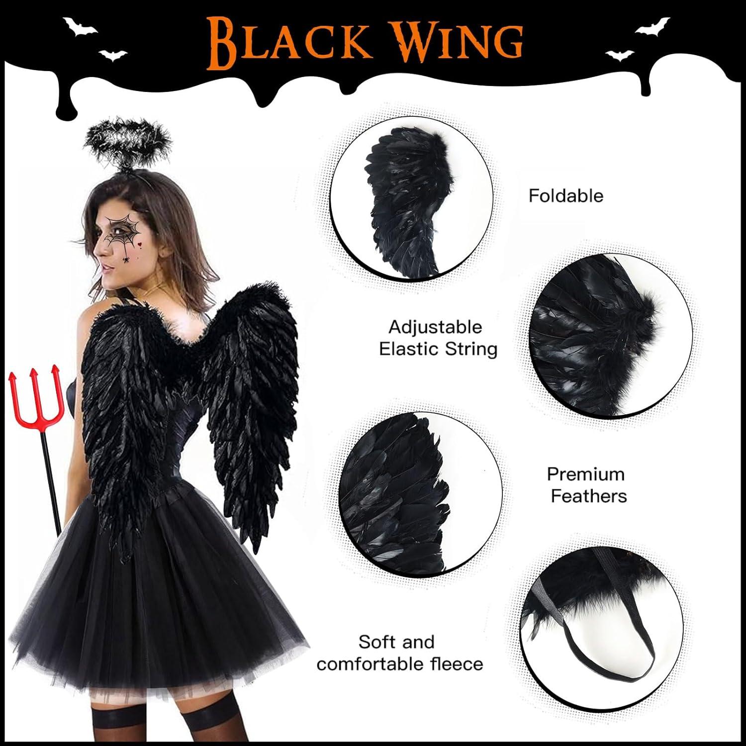 Teufel Engel Kostüm Damen Mädchen Halloween Karneval