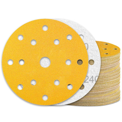 Schleifscheiben 150mm Klett 240er Körnung 15 Loch (60 Stk.)