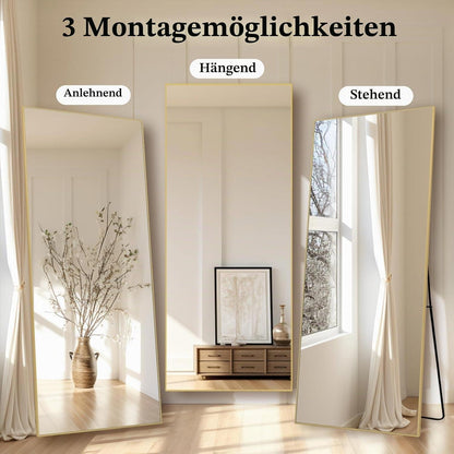 Ganzkörperspiegel 180x76cm – Stehspiegel für Schlafzimmer & Wohnzimmer