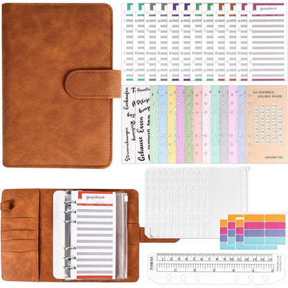 ELAKIRI A6 Budget Planner Deutsch, Sparbuch Geld mit