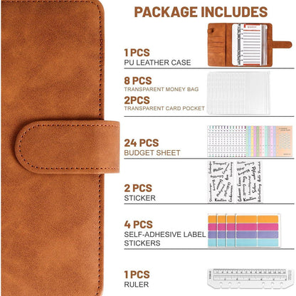 ELAKIRI A6 Budget Planner Deutsch, Sparbuch Geld mit