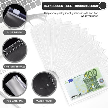 ELAKIRI A6 Budget Planner Deutsch Sparbuch Geld 10