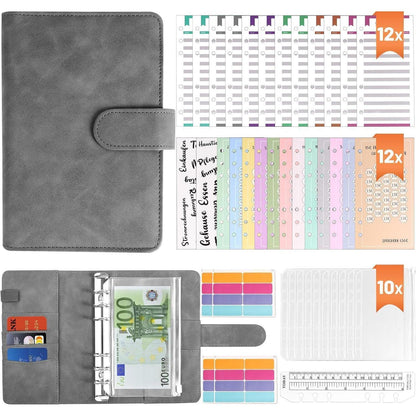 ELAKIRI A6 Budget Planner Deutsch Sparbuch Geld 10