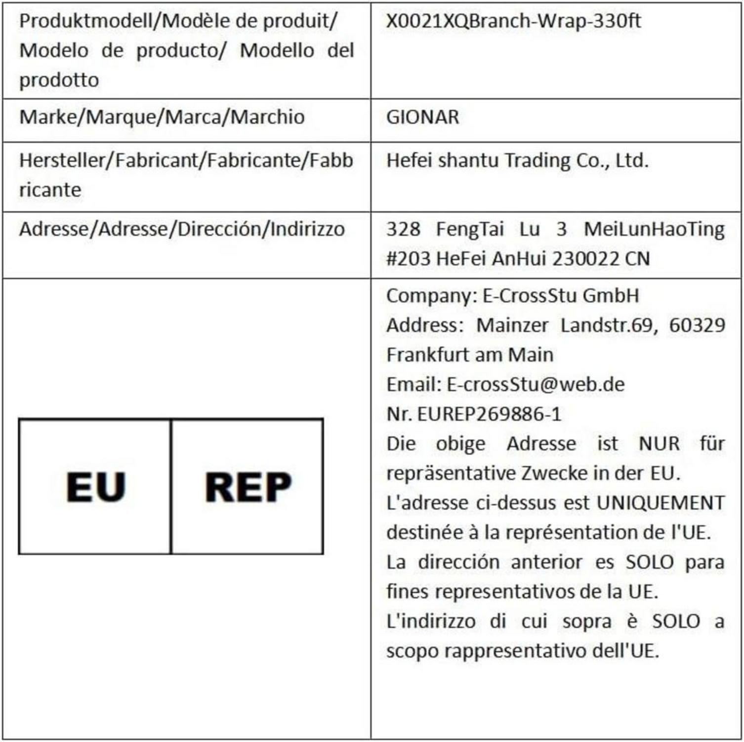 Baum Winterschutz Wickelstreifen 100Mx8CM - Kälteschutz und Pflanzenschutz