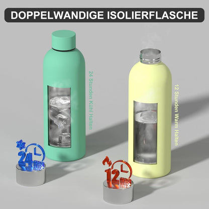 Isolierte Edelstahl Trinkflasche 500ml Thermo Dopper
