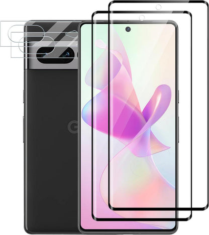 Schutzfolie für Google Pixel 7 Pro Panzerglas 2+2 Stück 9H Härte