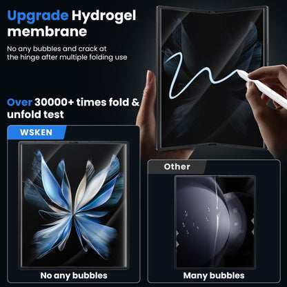 WSKEN Samsung Galaxy Z Fold 6 Sichtschutzfolie 2 Stück 9H Panzerglas Privatsphäre