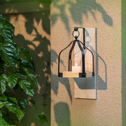 Laterne Holz Landhausstil für Weihnachten Herbst Deko