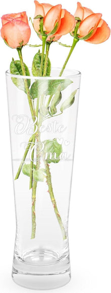 Moderne Transparente Oma Geschenk Vase - Beste Oma festliche