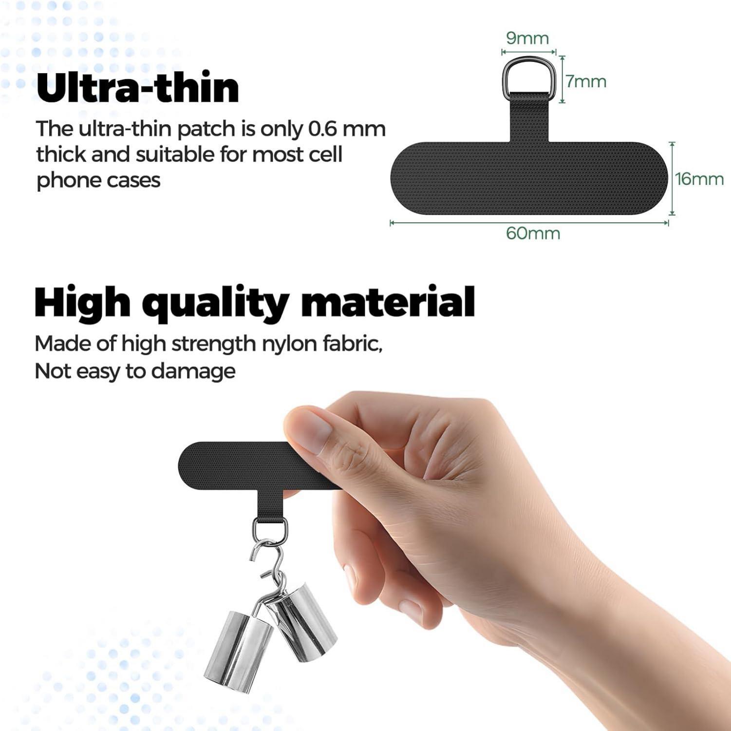 Handykette Universal für alle Smartphones Gold mit 2 Einstellbar Schlüsselband und 2 Universelles Pad