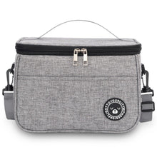 Kühltasche 9L – Isoliert Lunchbag für Arbeit, Reisen & Picknick Grau
