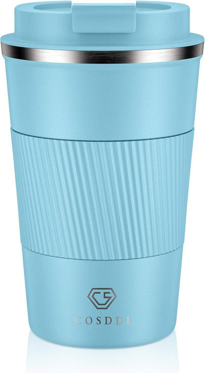 Thermobecher Isolierbecher Edelstahl Travel Mug 380ml Vakuum