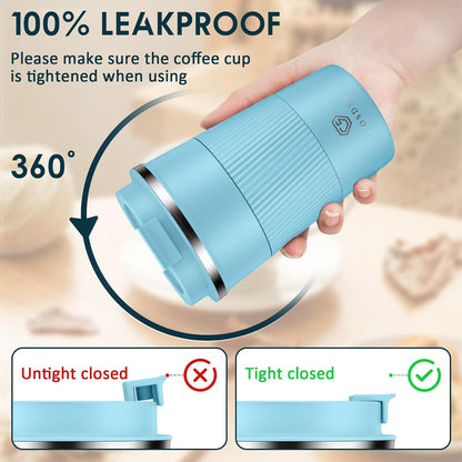 Thermobecher Isolierbecher Edelstahl Travel Mug 380ml Vakuum