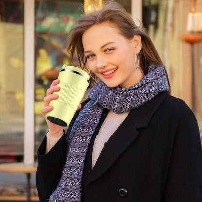 Thermobecher Isolierbecher 380ml Edelstahl Travel Mug Vakuum