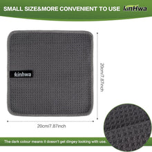 Spültuch Mikrofasertuch 20x20cm Grau 6er Set waschbar
