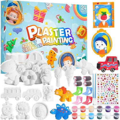 Adventskalender Kinder Malset Weihnachtskalender Bastelset