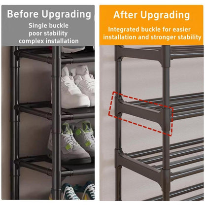 Schuhregal Metall 7-Tier Shoe Organizer 80x26x165cm