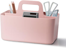 Aufbewahrungskorb Organizer mit Griff, Kunststoff, 24x15x11 cm, Rosa