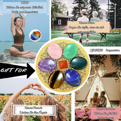 Obsidian Daumenstein Kristall Stress Relief Meditation Angstabbau