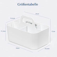 SYLANDO Korb Organizer mit Griff 24x15x11 cm Kunststoffkorb