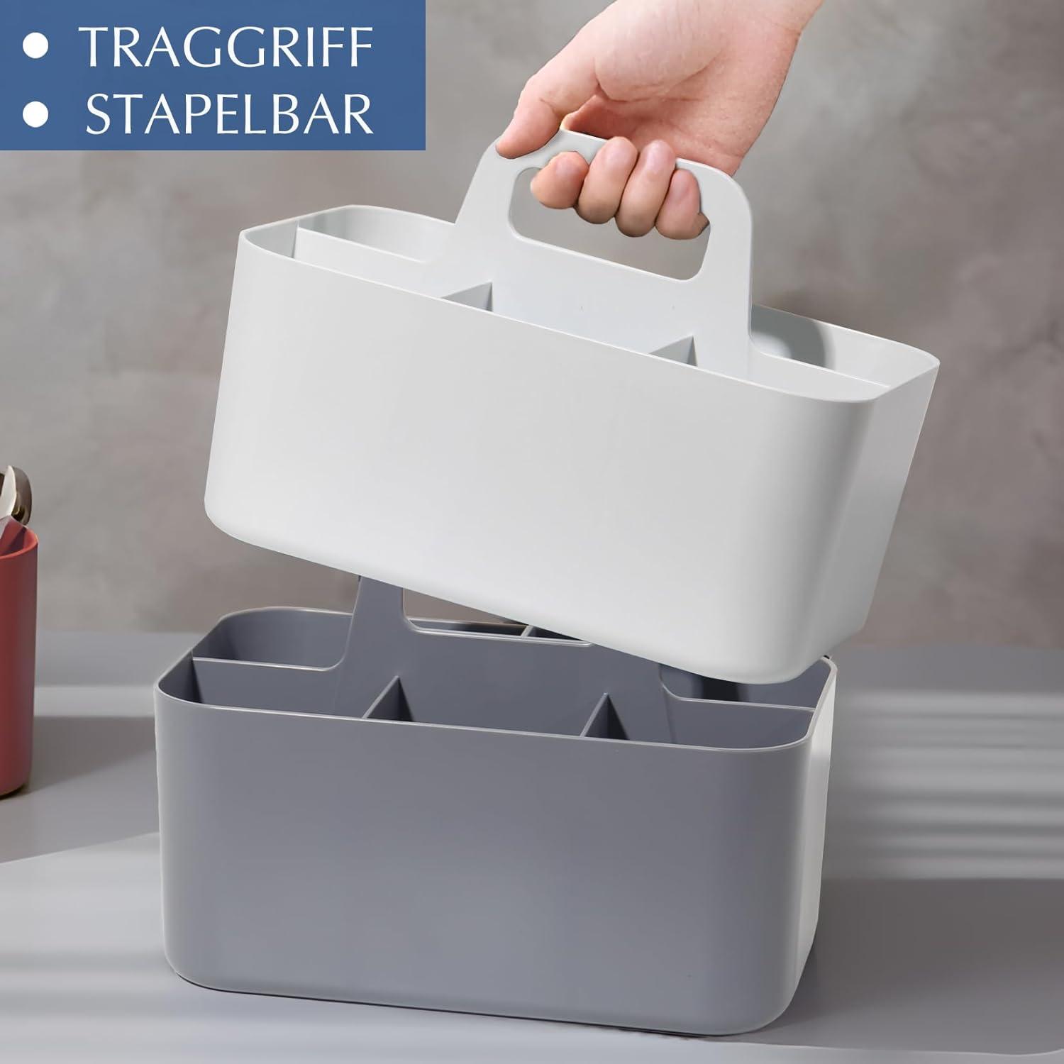 Kunststoffkorb Organizer mit Griff 24x15x11 cm
