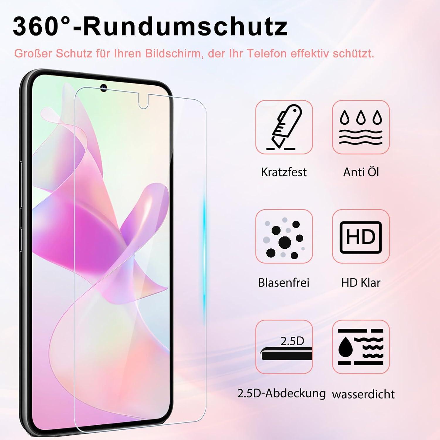 Samsung Galaxy S22 Schutzfolie Panzerglas 2 Stück 9H Displayfolie