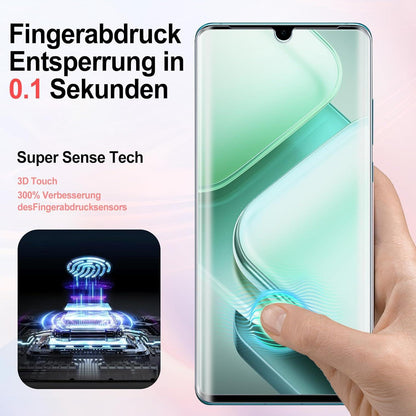 Agedate 2+2 Schutzfolie Panzerglas Huawei P30 Pro Displayschutz Kamera Kratzfest