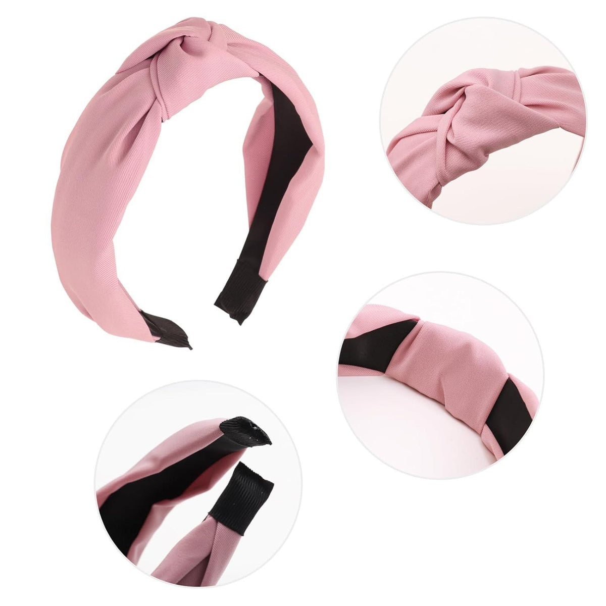 Breite Stirnbänder Damen 4er Pack Boho Haarreif Anti-Rutsch Multicolor