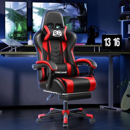 OneGame Gaming Stuhl mit Fußstütze und