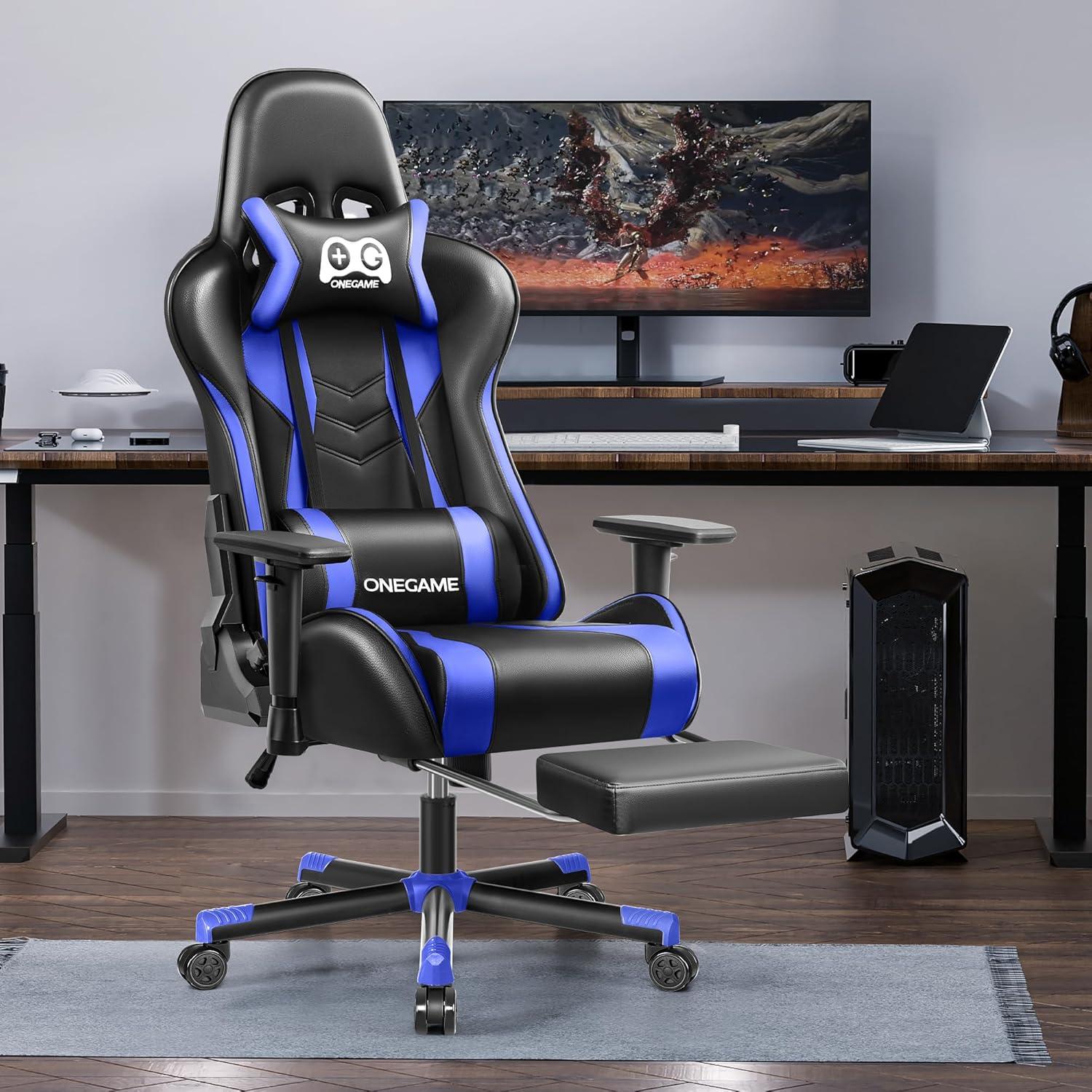 OneGame Gaming Stuhl PU-Leder hoher Computerstuhl 150KG