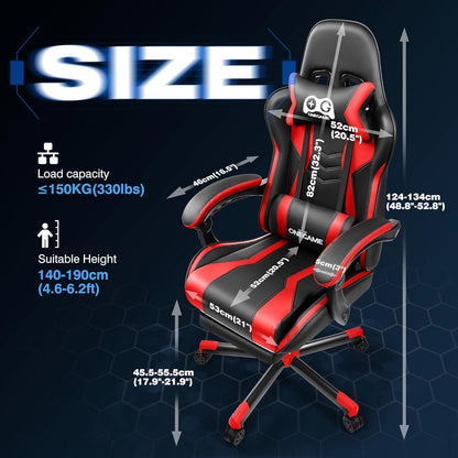 Ergonomischer Gaming Stuhl mit