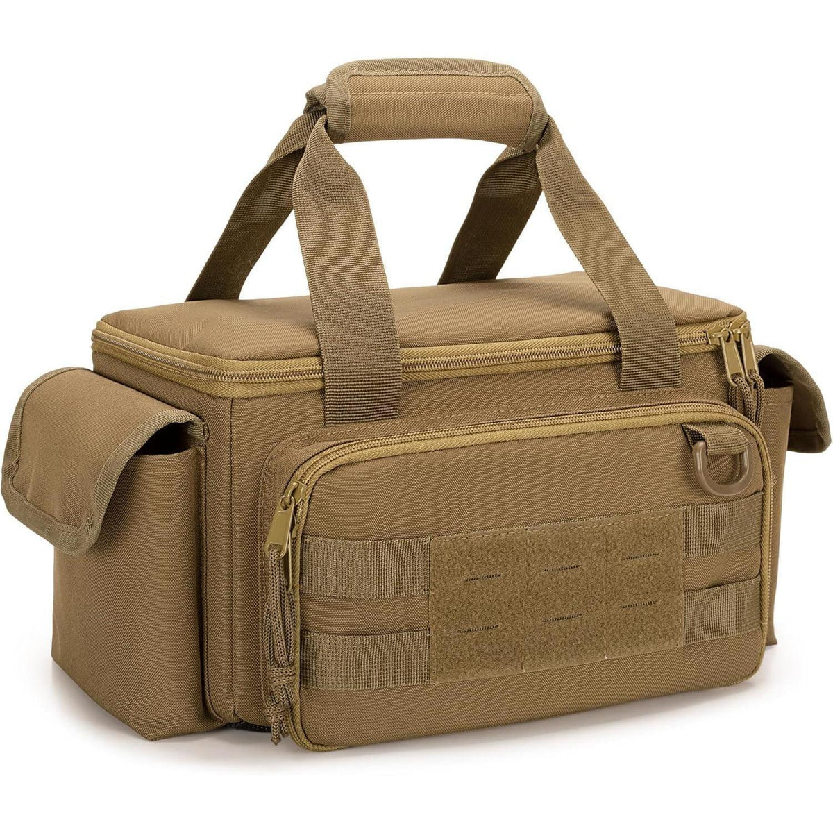 Kleine Werkzeugtasche Khaki mit gepolstertem Boden