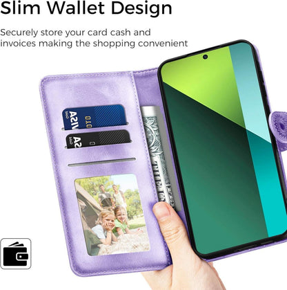 Xiaomi Redmi Note 13 Pro 5G Handyhülle Wallet PU Leder