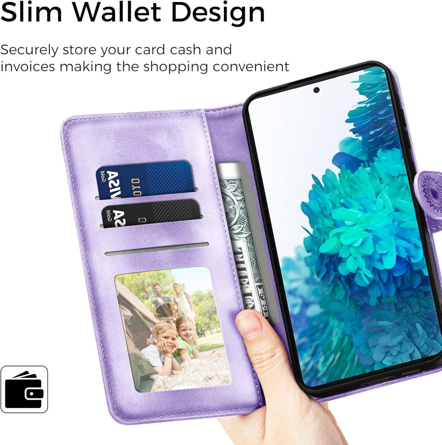 Samsung Galaxy S20 FE Lederhülle Wallet Case mit