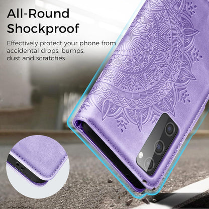Lederhülle Samsung Galaxy S20 FE Hülle Handyhülle Flip Wallet PU Leder