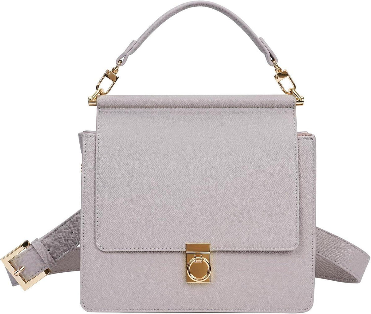 Kleine Handtasche Damen Umhängetasche Ledertasche French Style