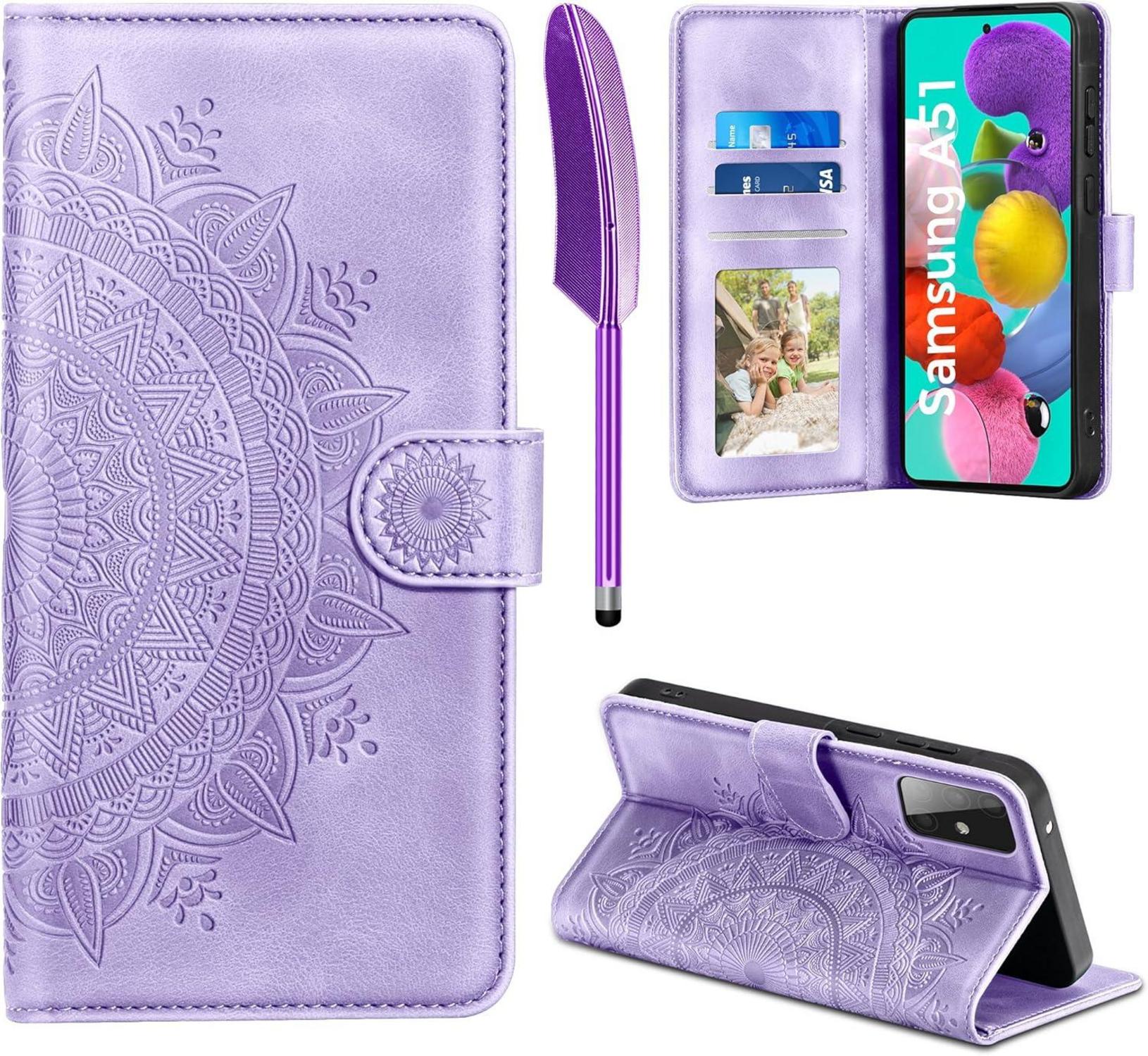 Lederhülle Samsung Galaxy A51 Flip Wallet Schutzhülle Magnet