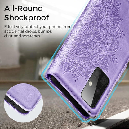Lederhülle Samsung Galaxy A51 Flip Wallet Case Standfunktion