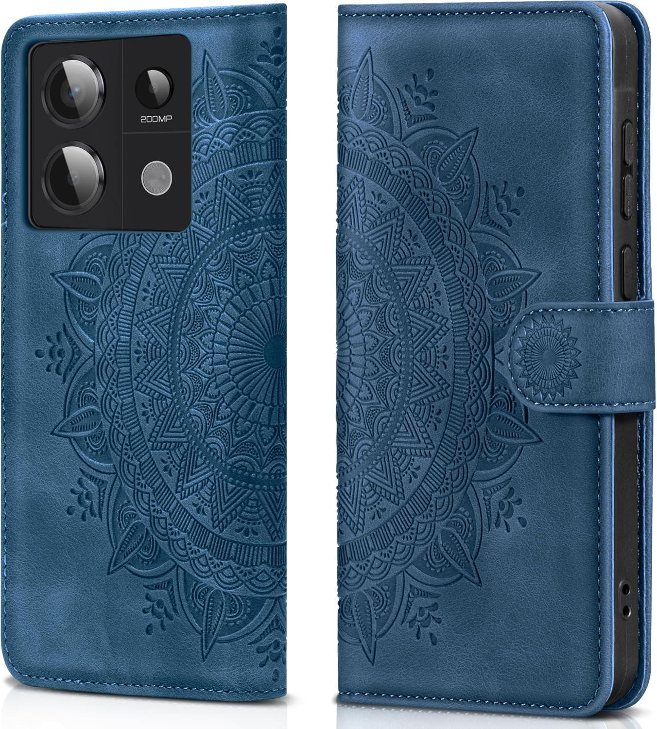 Handyhülle Xiaomi Redmi Note 13 Pro 5G Flip Wallet PU Leder Schutzhülle Standfunktion