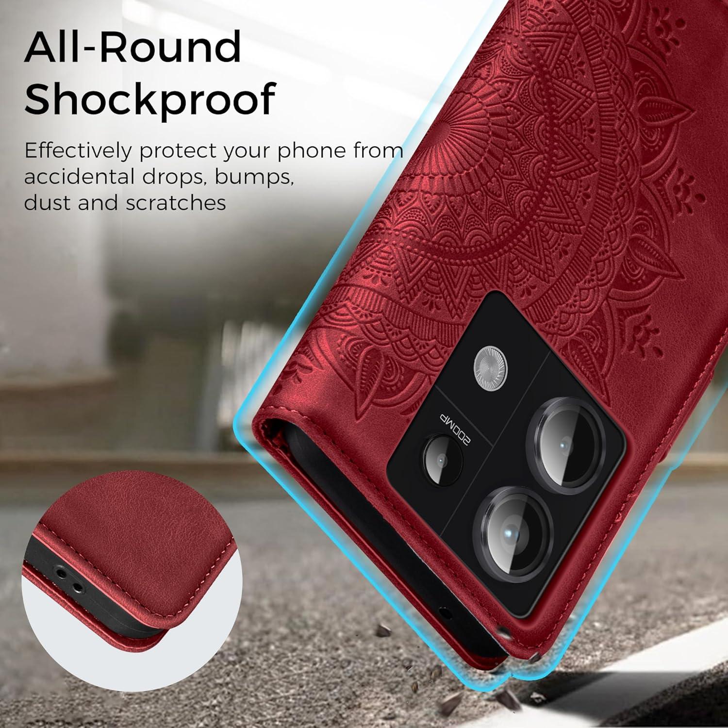 Handyhülle Xiaomi Redmi Note 13 Pro 5G Wallet PU Leder Flip Hülle