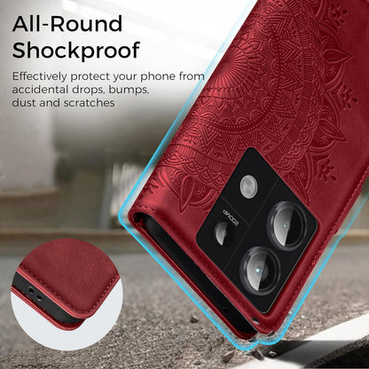 Handyhülle Xiaomi Redmi Note 13 Pro 5G Wallet PU Leder Flip Hülle