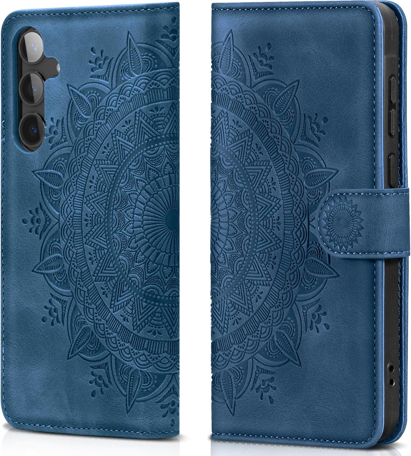Samsung Galaxy S24 5G Hülle - PU Leder Case mit Kartenfach, Magnet und Standfunktion