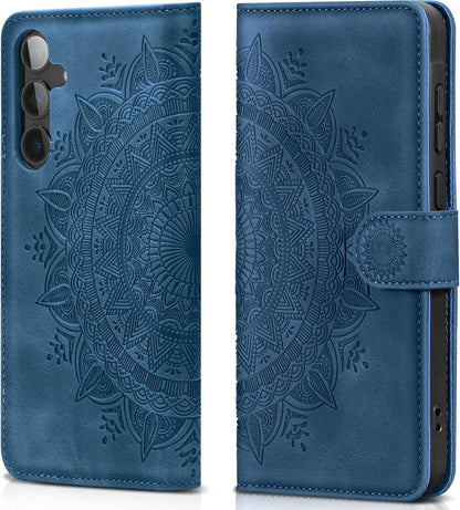 Samsung Galaxy S24 5G Hülle - PU Leder Case mit Kartenfach, Magnet und Standfunktion