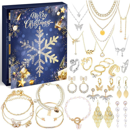 Schmuck Adventskalender 2026 Frauen Mädchen Weihnachten 24
