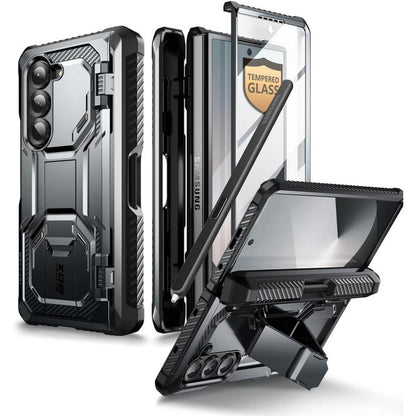 Galaxy Z Fold 6 Hülle mit S Pen Halter und Displayschutz