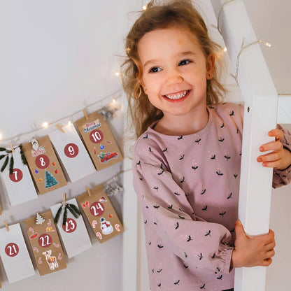 Adventskalender zum Befüllen 2026 Jahr Tüten DIY Weihnachten