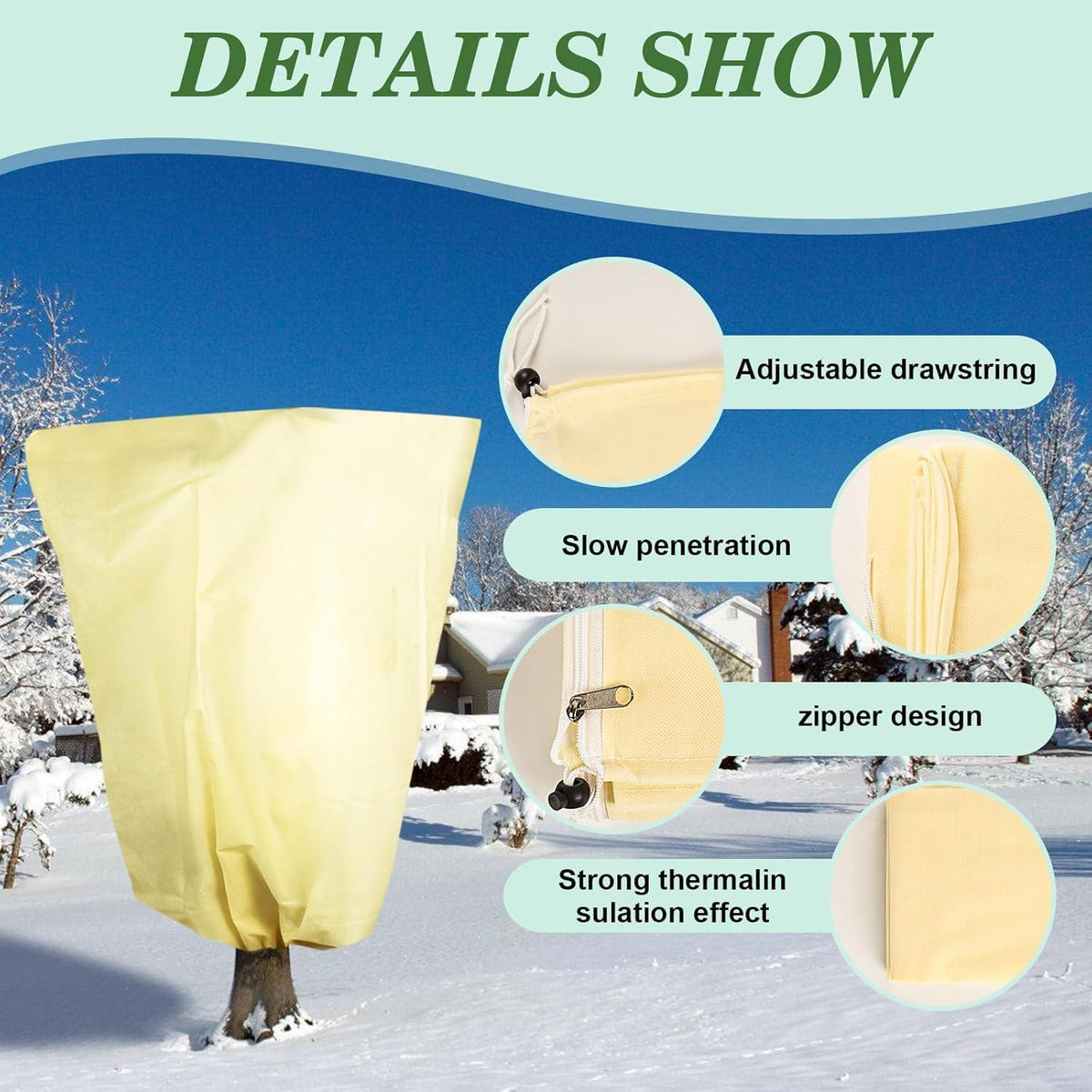 Winterschutz für Pflanzen – Extra Groß 250x360cm